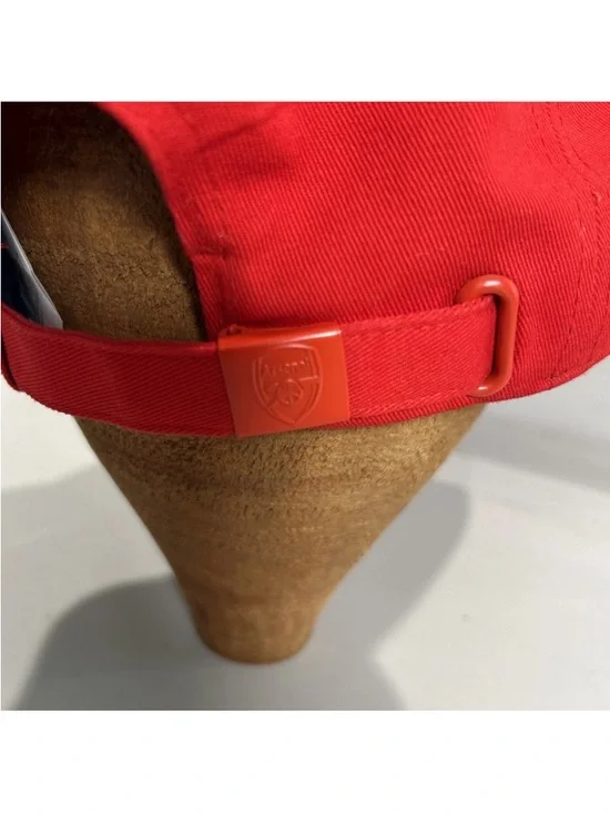 Adidas Arsenal FC Hat Cap Red Strap Back Logo Embroidered Football Soccer Club - Picture 7 of 12